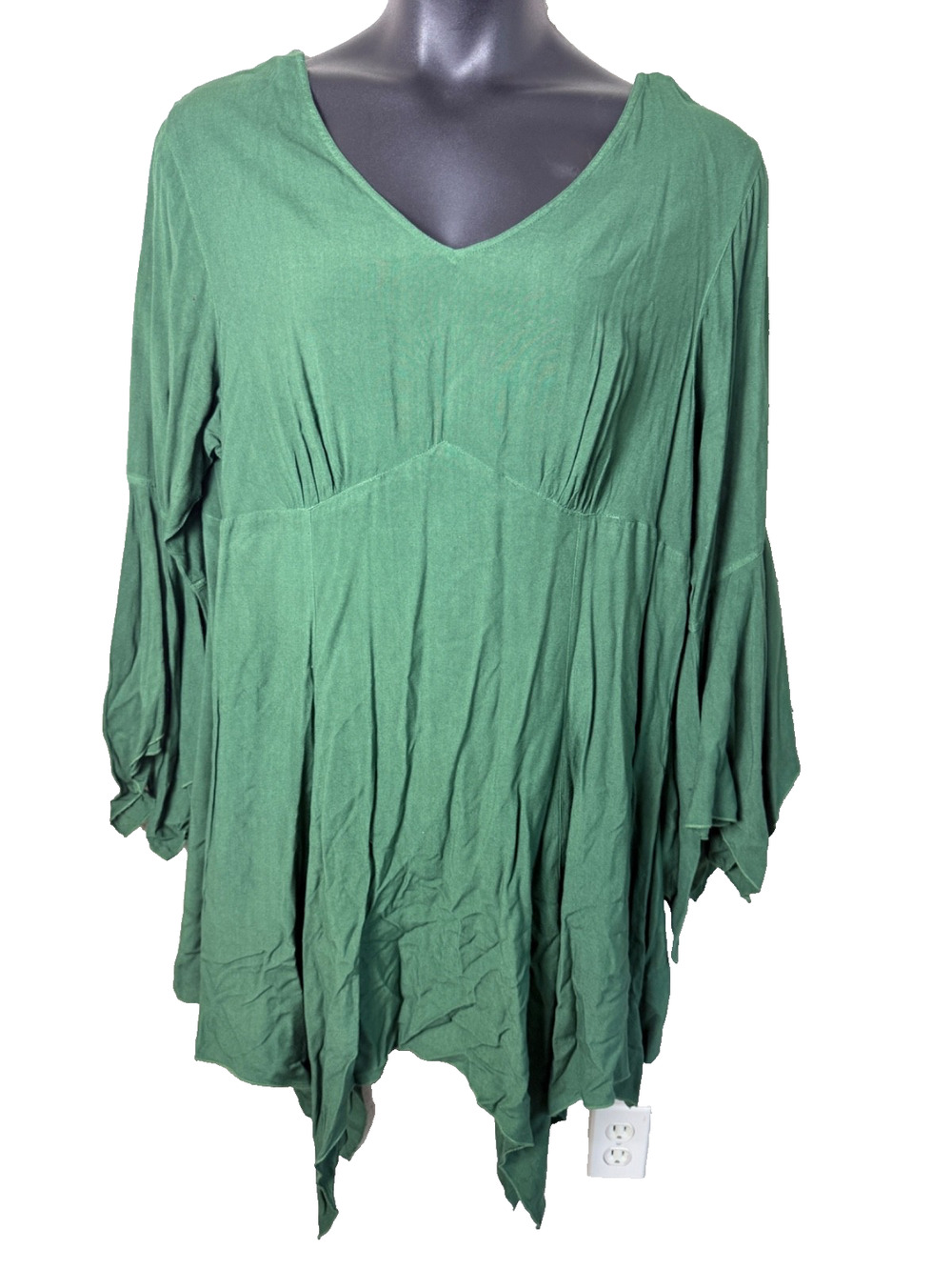 Holy Clothing Green Dress Sz 2X Flowy Fairy Dress Cosplay Costume